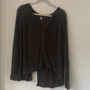 Free people slit back sweater